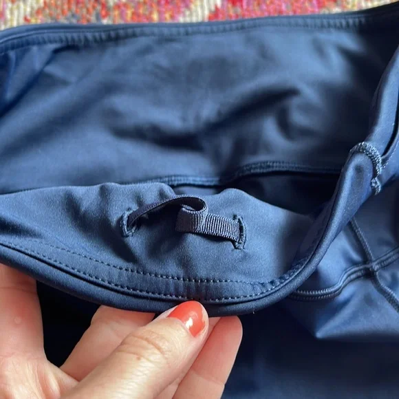 Lululemon Fast & Free Crop II 19” Non-Reflective In True Navy Size 6 - Picture 6 of 11